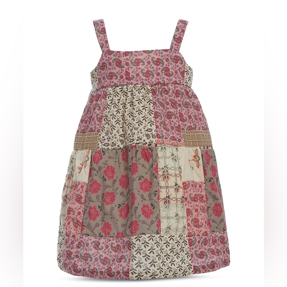 New - Sea Girls' Panna Patchwork Tank Dress